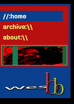 My new and pretty menu.